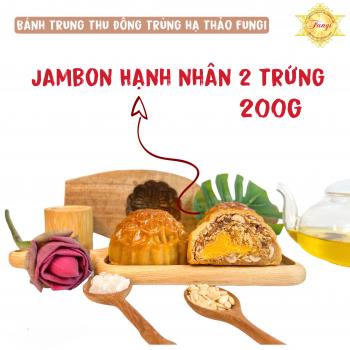 [200g 2 Trứng] Bánh Trung Thu Đông Trùng Hạ Thảo Jambon Hạnh Nhân