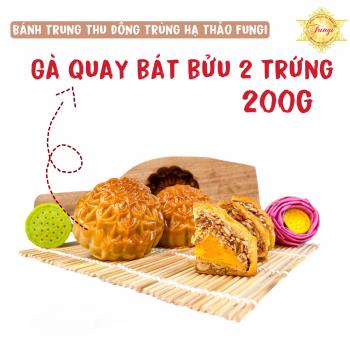 [200g 2 Trứng] Bánh Trung Thu Đông Trùng Hạ Thảo Gà Quay Bát Bửu