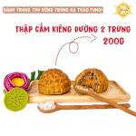 [200g 2 Trứng] Bánh Trung Thu Đông Trùng Hạ Thảo Thập Cẩm Kiêng Đường