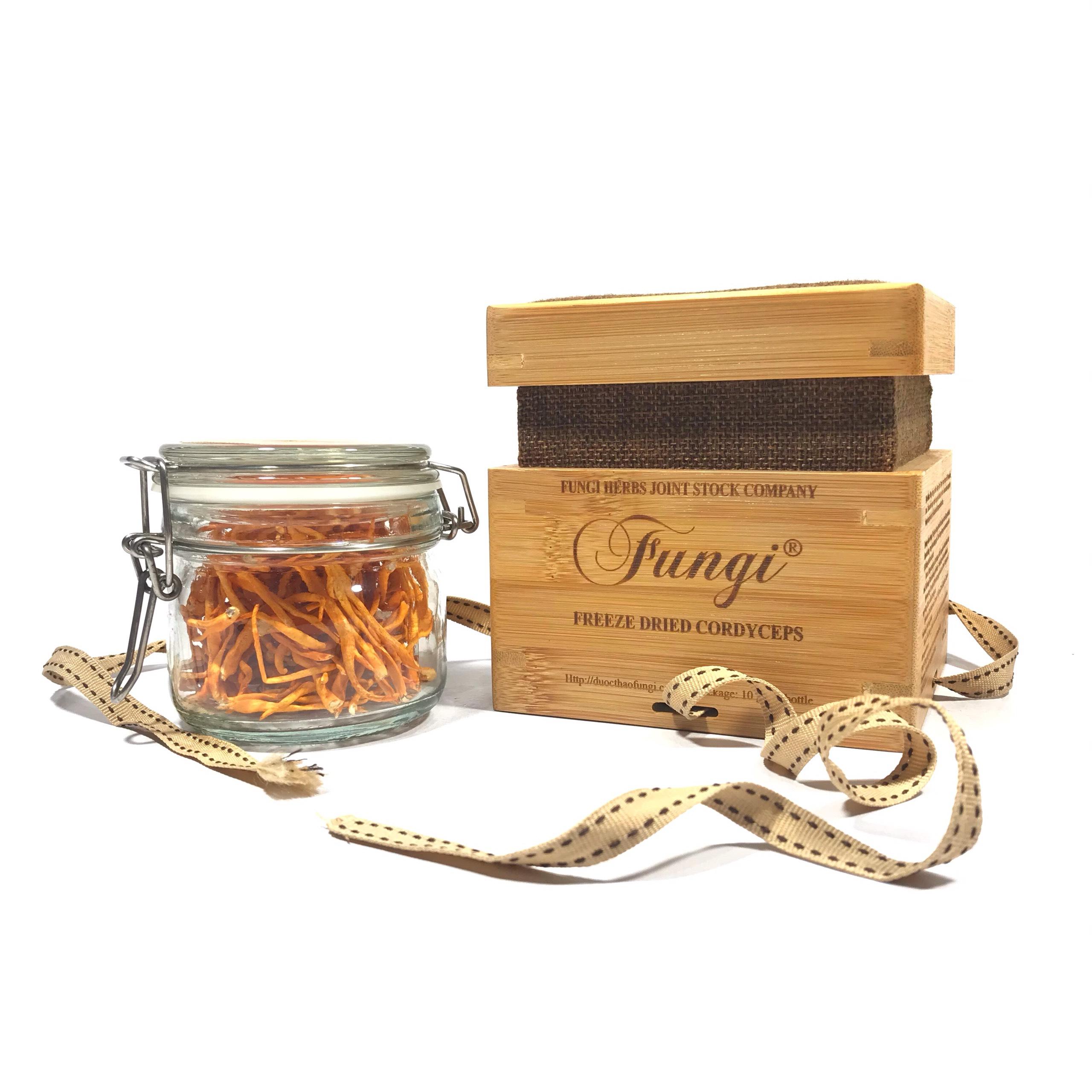 Nấm Khô 10gram Hộp Tre