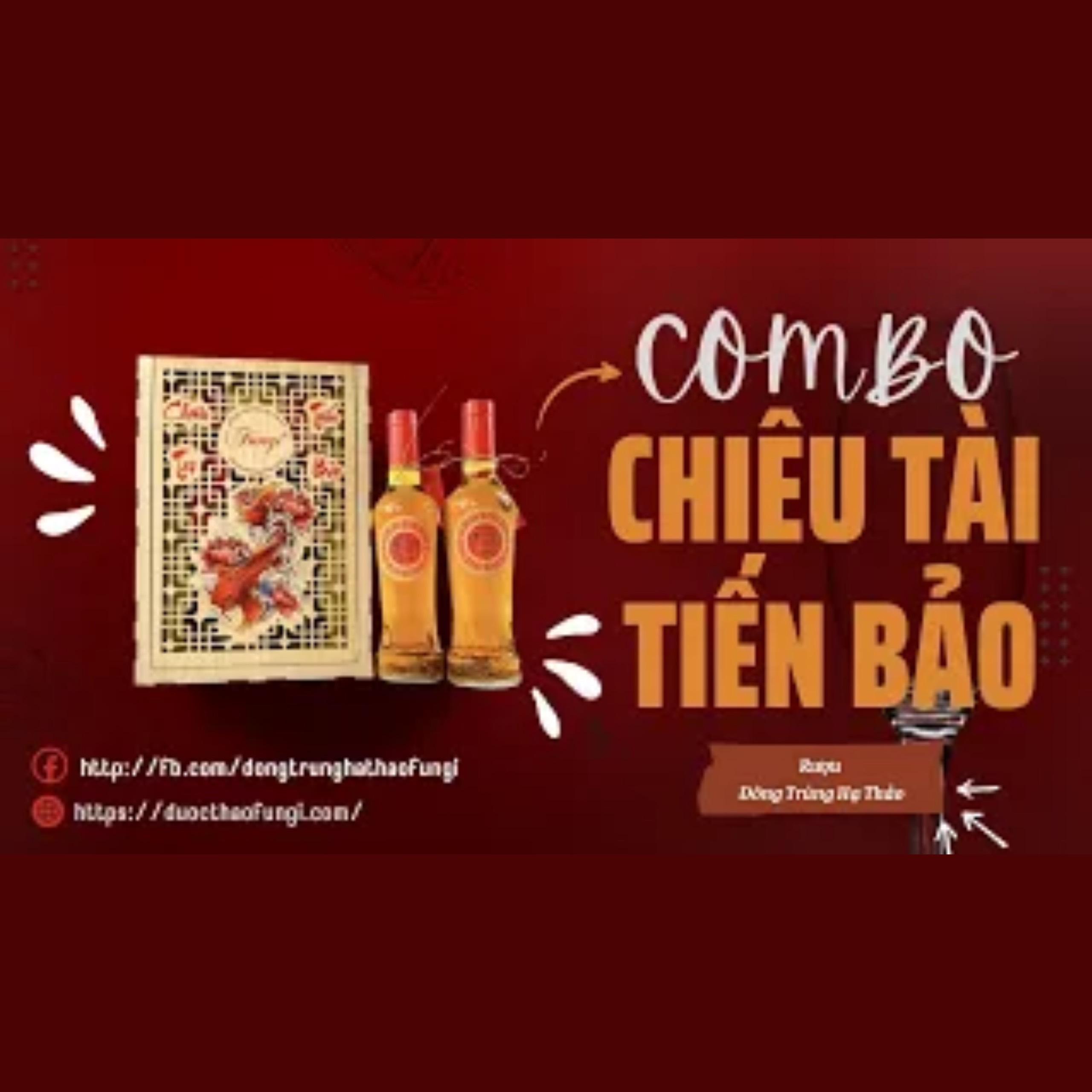 CHIÊU TÀI TIẾN BẢO – COMBO RƯỢU ĐÔNG TRÙNG HẠ THẢO FUNGI