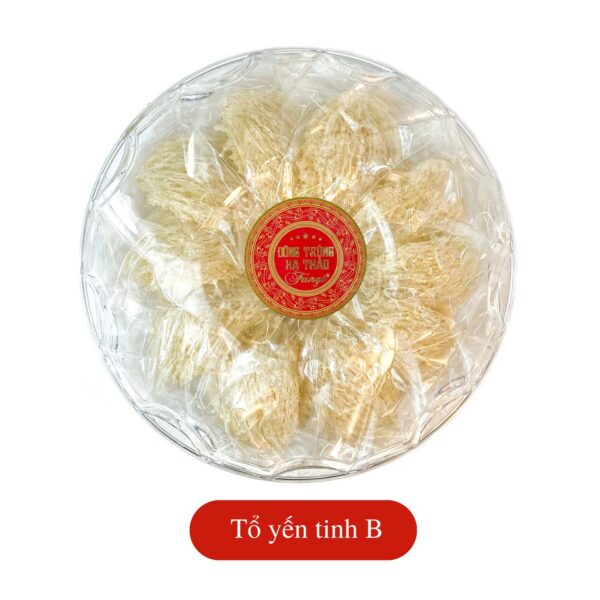 Tổ yến tinh chế loại B (yến nguyên tổ sạch lông)